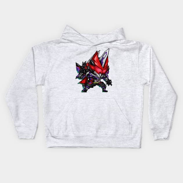 kamen rider Kids Hoodie by mprokolo corgi